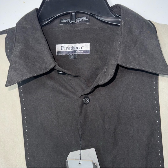 Colorblock Casual Button Down Shirt - Picture 6 of 15